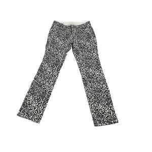 Ann Taylor leopard modern fit jeans 6p